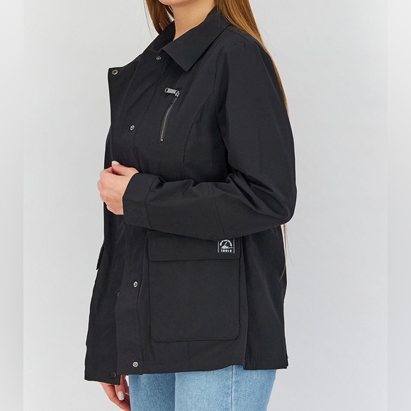 NWOT SAM EDELMAN Field Utility Jacket Lightweight Olive Green Military Safari M - Picture 13 of 16